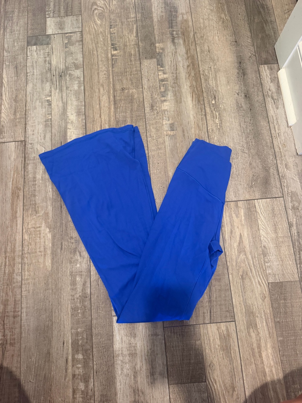 NWOT aerie crossover Royal Blue flare Pants